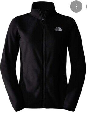 The North Face Black Full-Zip Up Nylon Jacket Womens Size Large